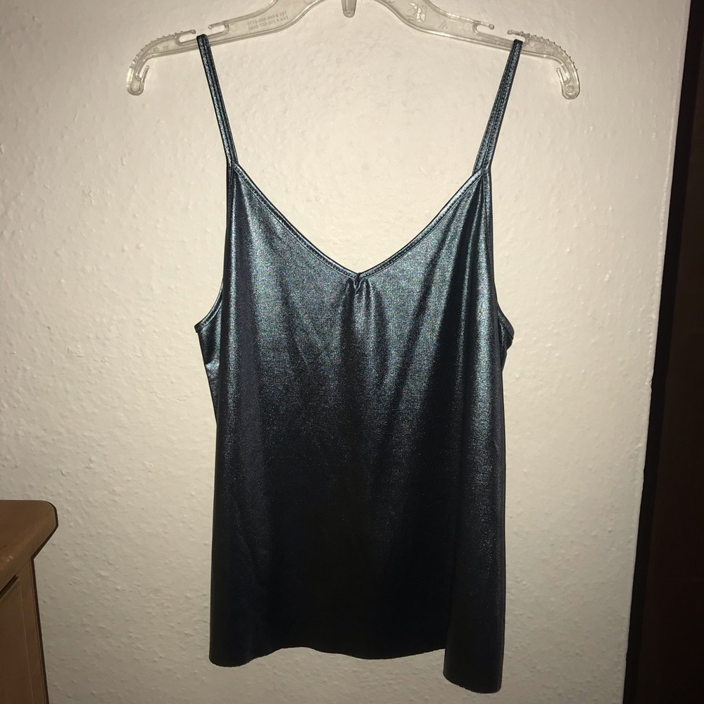 Metallic Teal Swing Tank Size Small